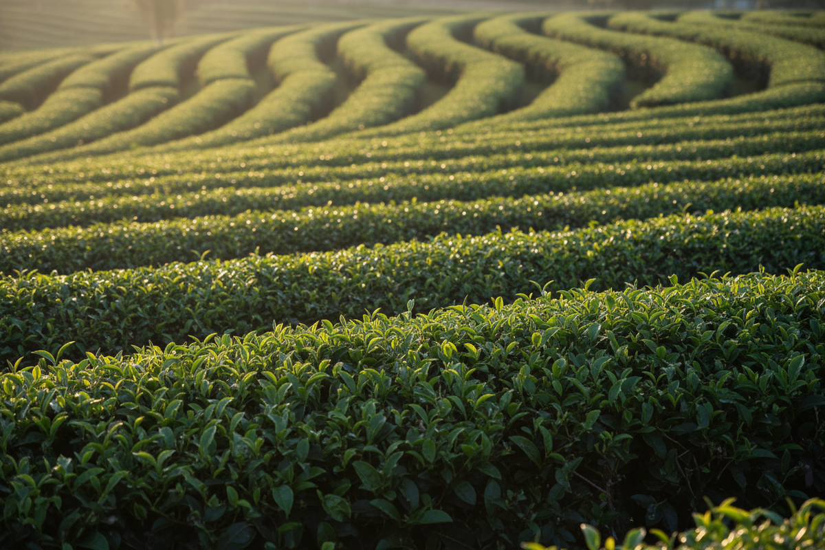 Tea leaves, Japan